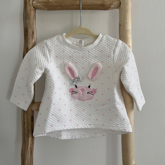 Little Me Other - Easter Bunny Cuteness! Quilted top size 9 months